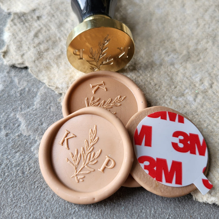 'Willow' Monogram Wax Seals - Atelier - Cera  'Willow' Monogram Wax Seals Atelier - Cera  'Willow' Monogram Wax Seals