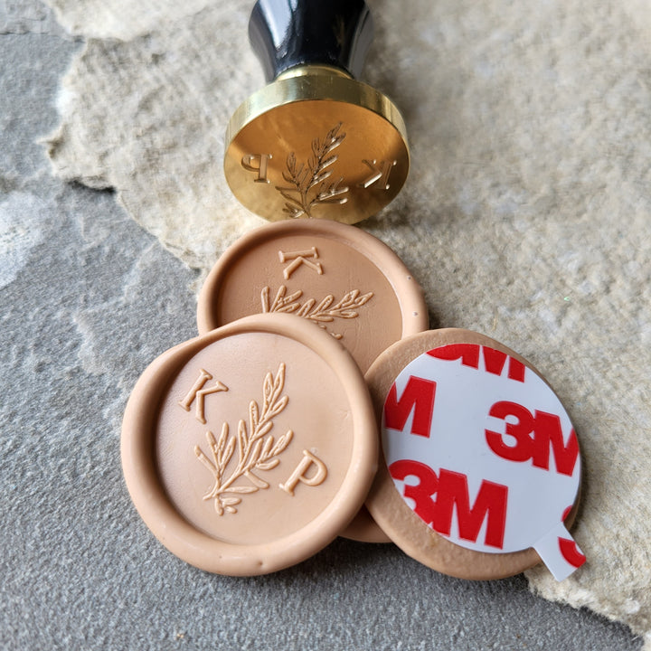 'Willow' Monogram Wax Seals - Atelier - Cera  'Willow' Monogram Wax Seals Atelier - Cera  'Willow' Monogram Wax Seals