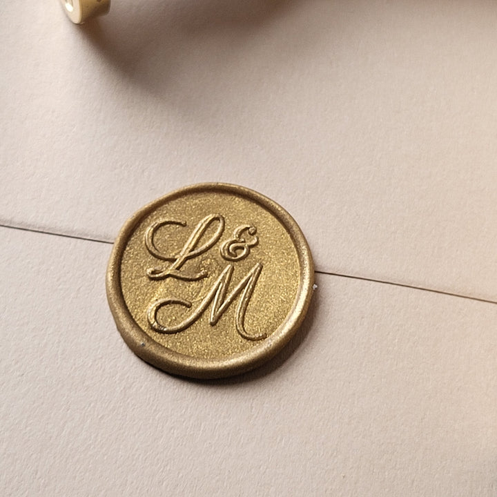 ‘Sophia’ Monogram STAMP ONLY - Atelier - Cera  Custom Monogram Stamp | Custom Wax Stamp | Personalised Wax Stamp  Atelier - Cera  ‘Sophia’ Monogram STAMP ONLY