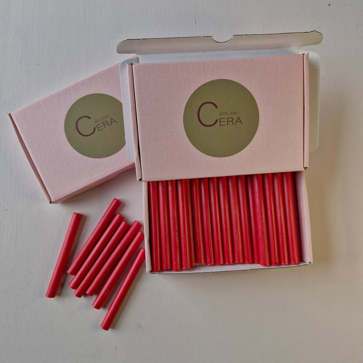 Box of 30 - 11mm Raspberry Red