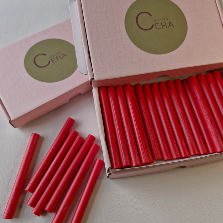 Box of 30 - 11mm Raspberry Red