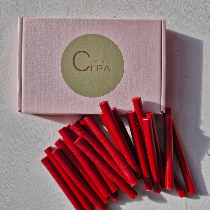 250 x Box 11mm Sealing Wax Sticks - Classic Red