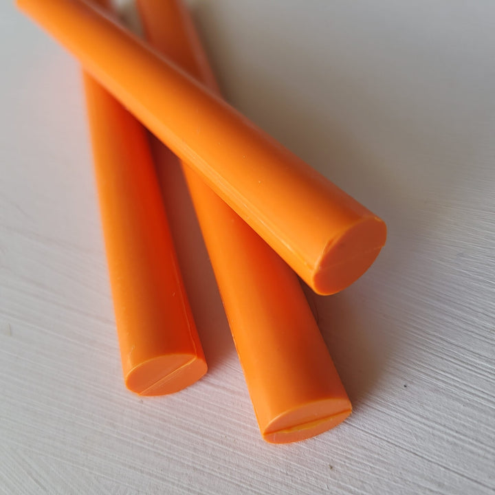 10 Pack of 11mm Sealing Wax - Tangerine