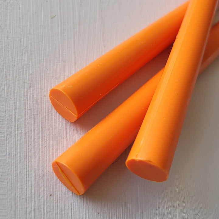 10 Pack of 11mm Sealing Wax - Tangerine