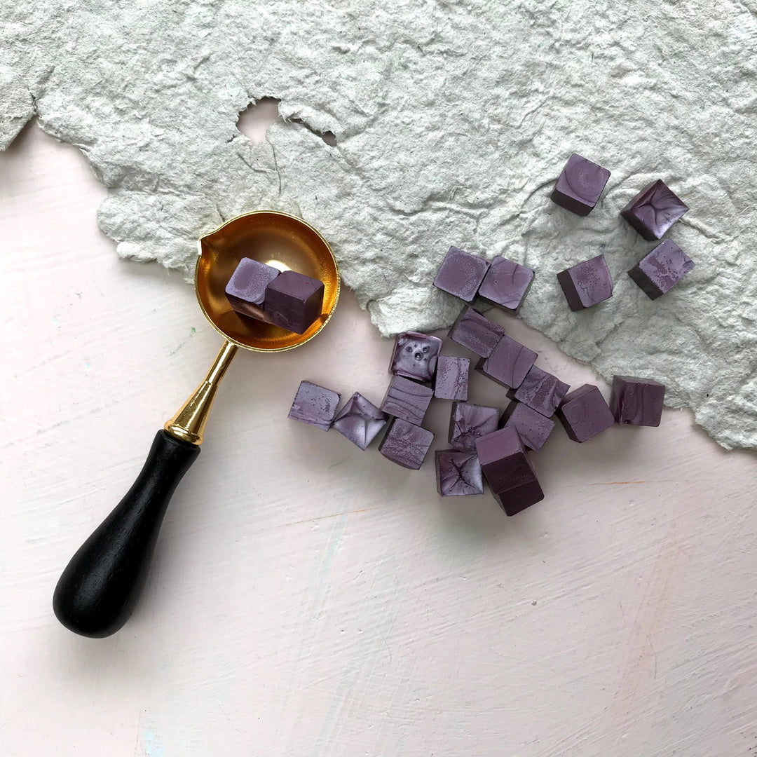 Sealing Wax Beads- Maida Vale Mauve - THE LITTLE BLUE BRUSH  