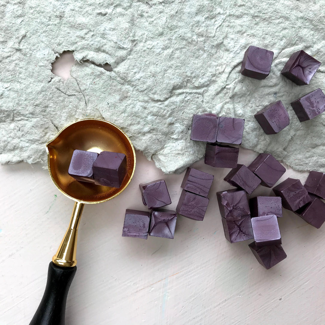 Sealing Wax Beads- Maida Vale Mauve - THE LITTLE BLUE BRUSH  