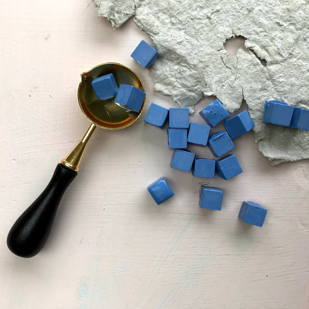 Sealing Wax Beads- Cornflower Blue - THE LITTLE BLUE BRUSH  